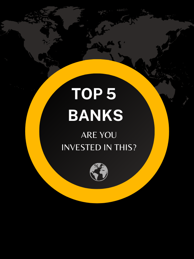 Top 5 Banks. Are you invested in this? sbi, hdfc, icici many more..